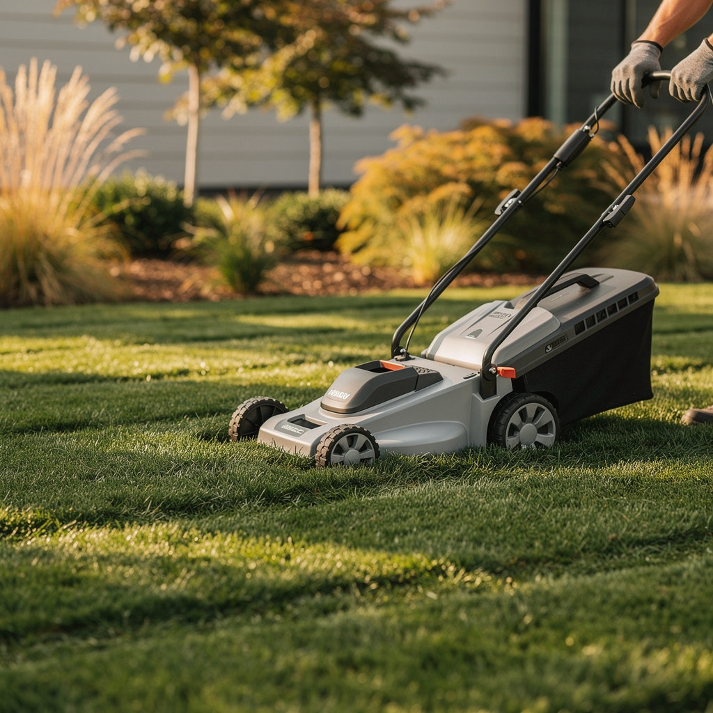 StoneFern Landscapes professional lawn care service in Portland, Oregon featuring healthy green grass maintenance